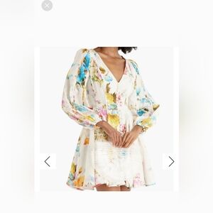Zimmermann Floral Mini Dress Size 4